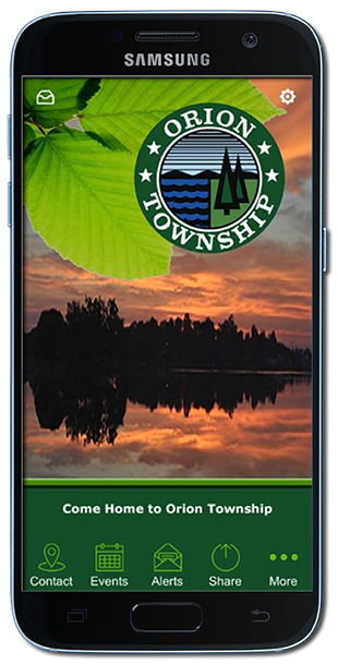 Orion Township's Mobile App by Racing Tortoise